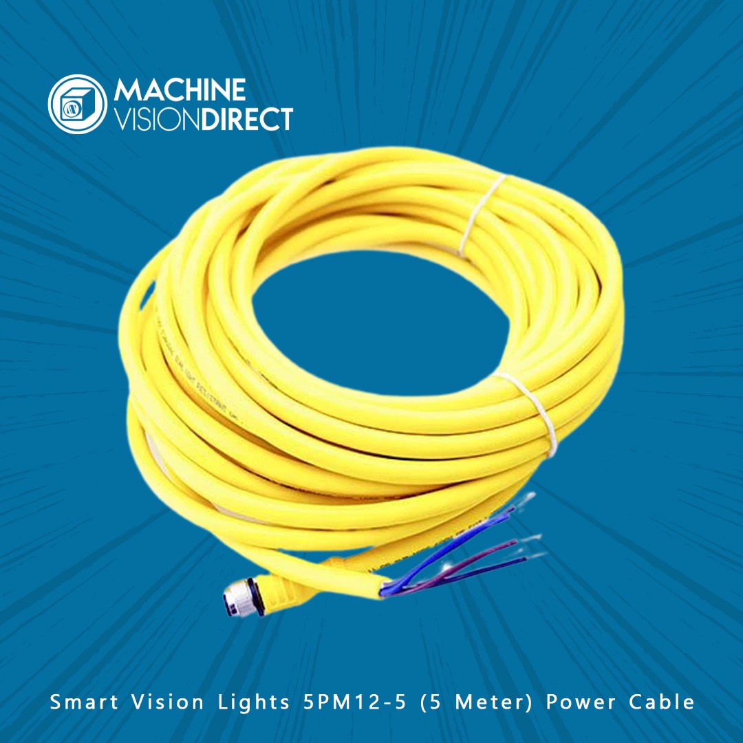 Cavo Prolunga M12 Diritto Femmina 5 Poli – SMART VISION LIGHTS 5PM12-15, 15 Metri