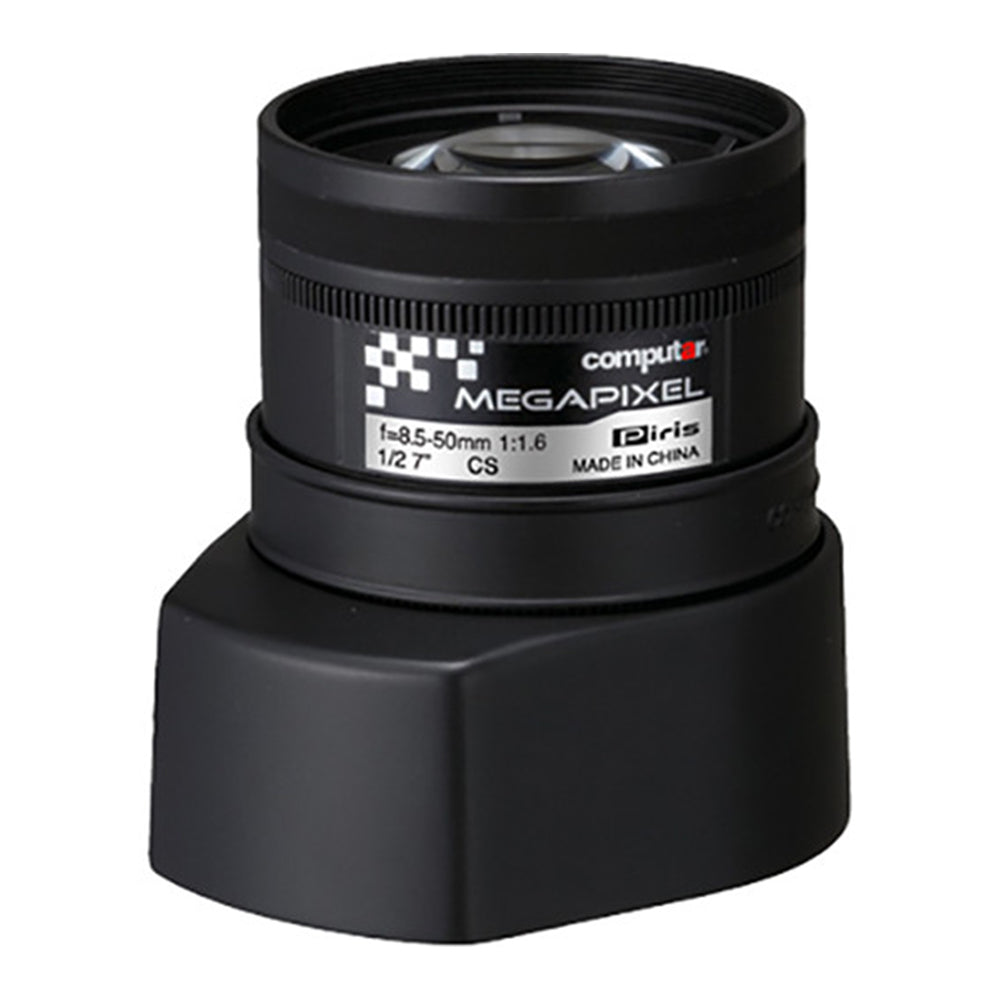 Computar AG6Z8516KCS-MP 8.5 - 50 mm 1/2.7″ ƒ/1.6 - ƒ/16 Variable Focal Length Lens