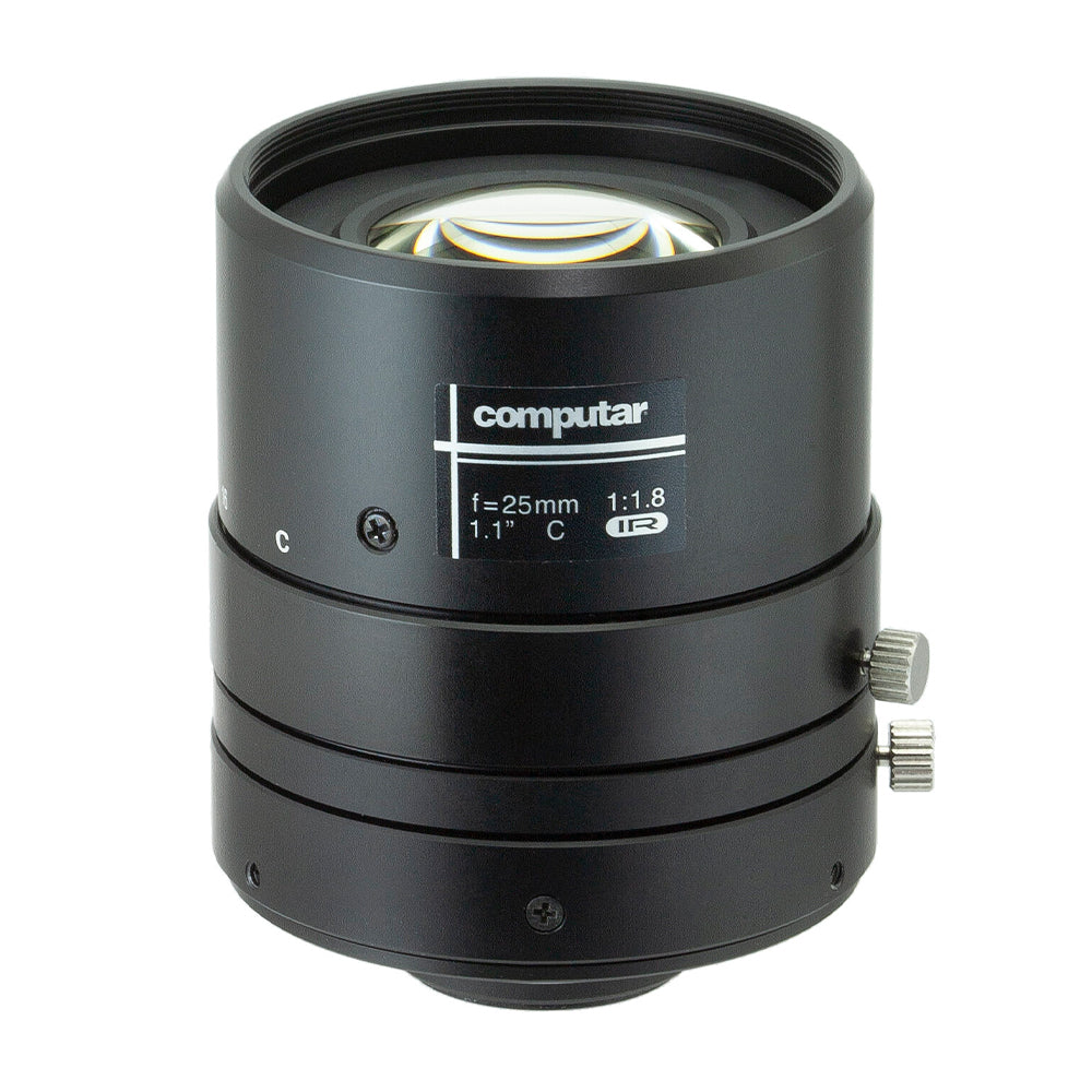Computar V2518FIC-MPYIR 25 mm 1.1″ ƒ/1.8 - ƒ/16 Fixed Focal Length Lens