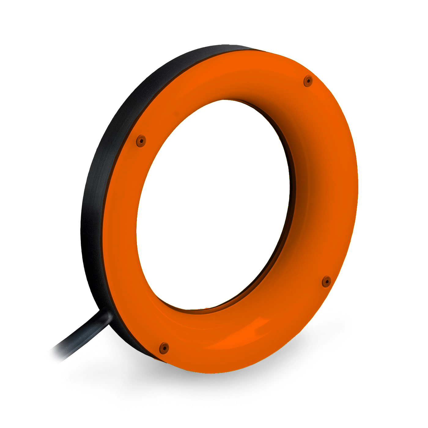 DF198-115625I3S MicroBrite Diffuse Ring Light, 625nm Red Orange, ICS 3S (I3S) Driver| Advanced Illumination