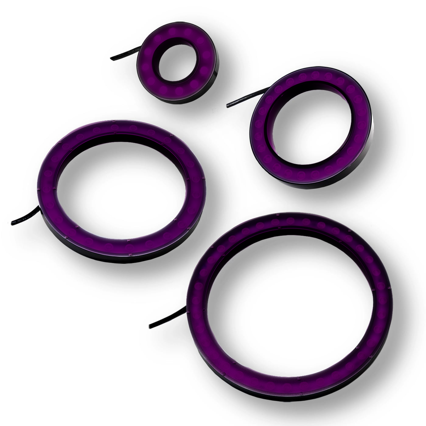 RL208M-200375I3S MicroBrite Bright Field Ring Light, 375nm Ultra-Violet (UV), ICS 3S (I3S) Driver| Advanced Illumination