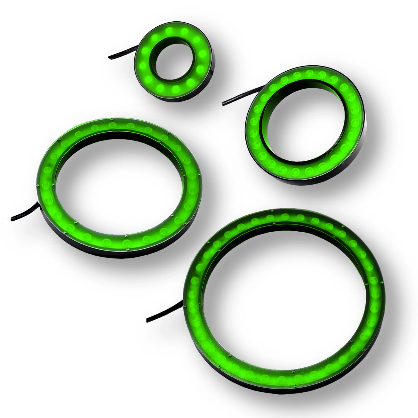 RL208W-200530I3S MicroBrite Bright Field Ring Light, 530nm Green, ICS 3S (I3S) Driver| Advanced Illumination