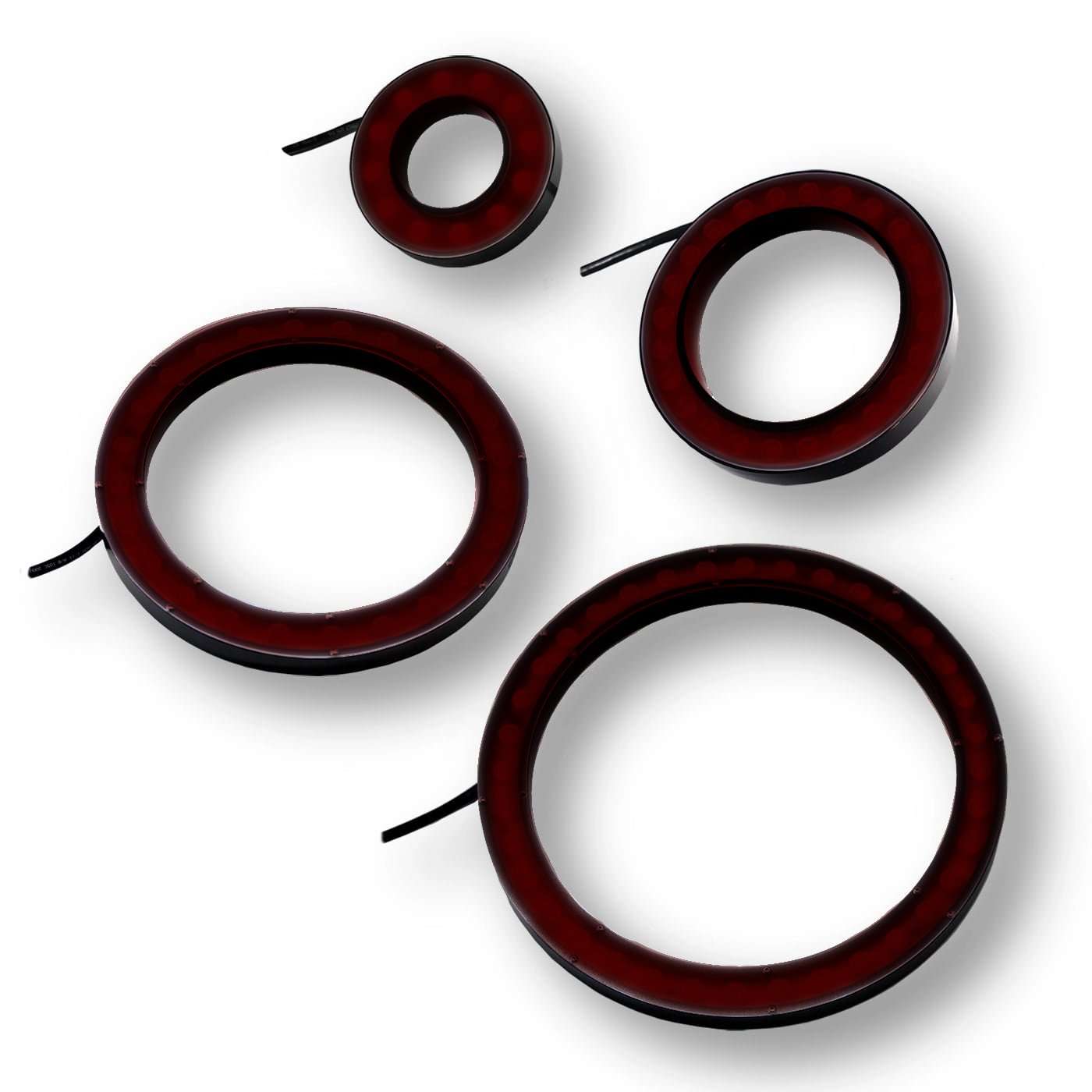 RL208M-10094024 MicroBrite Bright Field Ring Light, 940nm Infra-Red (IR), 24 Volt Driver| Advanced Illumination