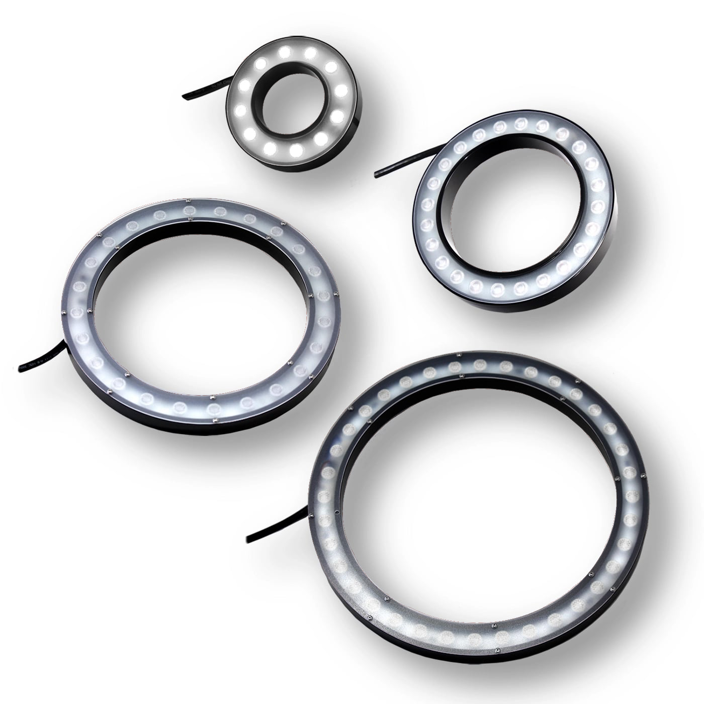 RL208W-200WHII3S MicroBrite Bright Field Ring Light, WHITE, ICS 3S (I3S) Driver| Advanced Illumination