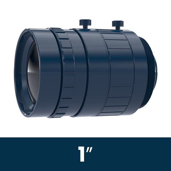 1″ Format Compatible Fixed Focal Length Lenses