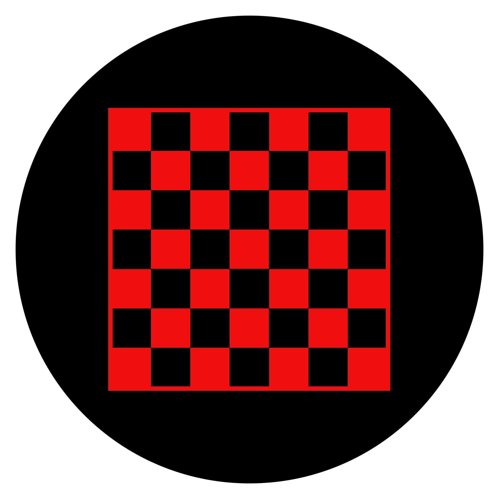 50x50 Pixel Chessboard Projector Pattern