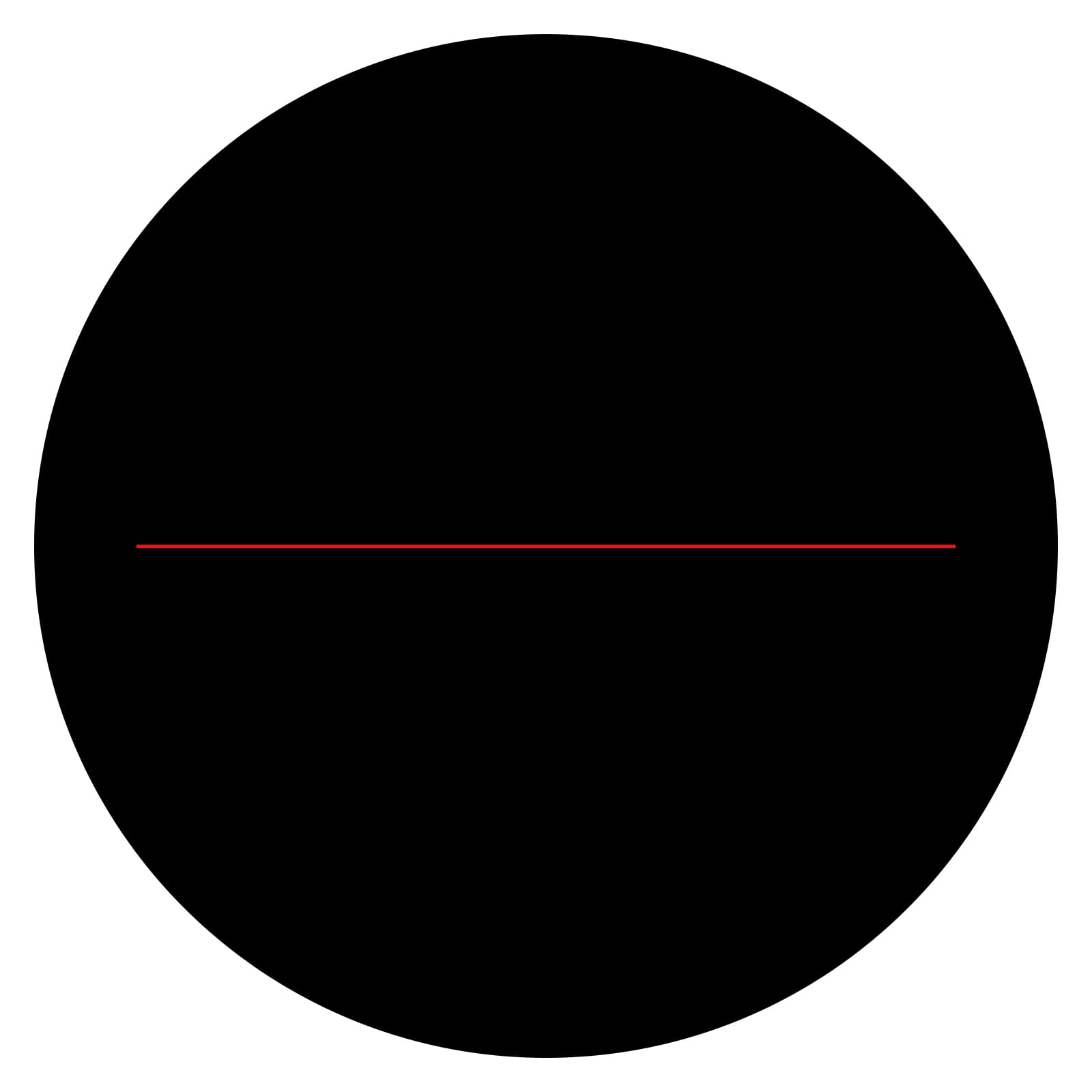 Thin Single Line Projector Light Pattern