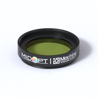MidOpt AB555-25.5 Acrylic NIR and UV Block Visible Bandpass Filter M25.5x0.5