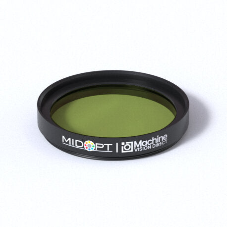 MidOpt AB555-37.5 Acrylic NIR and UV Block Visible Bandpass Filter M37.5x0.5
