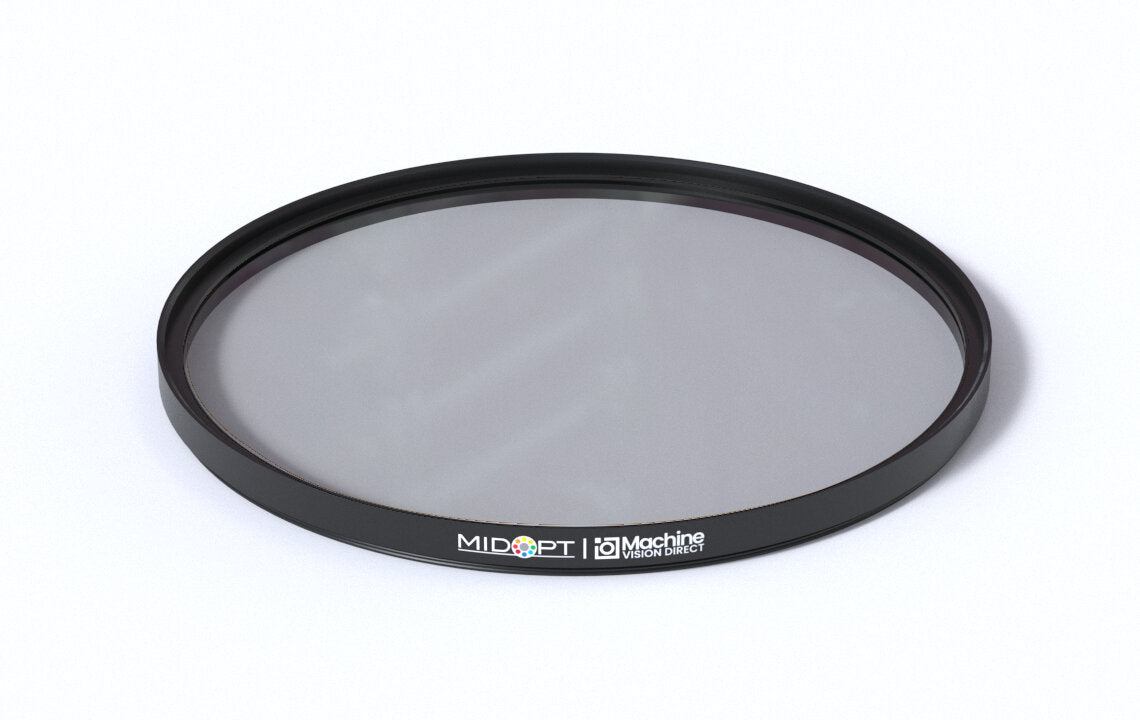 MidOpt AC401-105 AR Coated Single Side Oleophobic Acrylic Protective Window UV Block Visible Longpass Filter M105x1.0