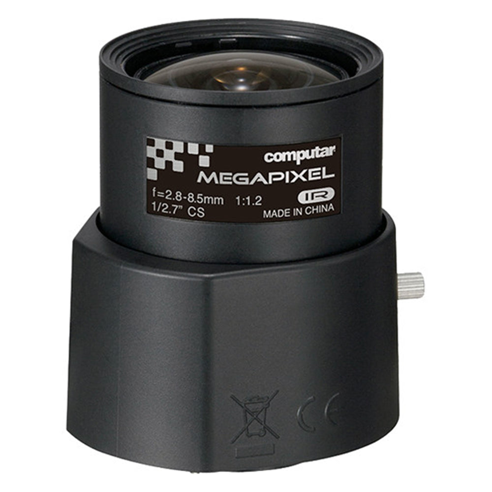 Computar AG3Z2812FCS-MPWIR 2.8 - 8.5 mm 1/2.7″ ƒ/1.2 - ƒ/360 Variable Focal Length Lens