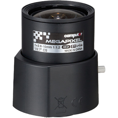 Computar AG4Z2812KCS-MPIR 2.8 - 10 mm 1/2.7″ ƒ/1.2 - ƒ/16 Variable Focal Length Lens