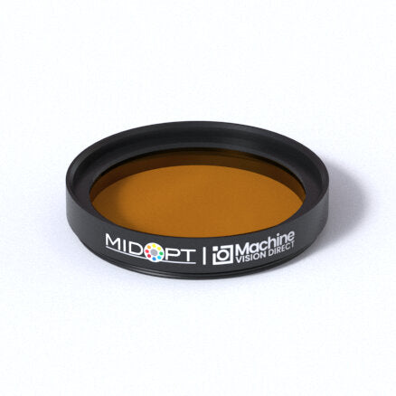 MidOpt BN595-35.5 Narrow Bandwidth Orange Bandpass Filter M35.5x0.5
