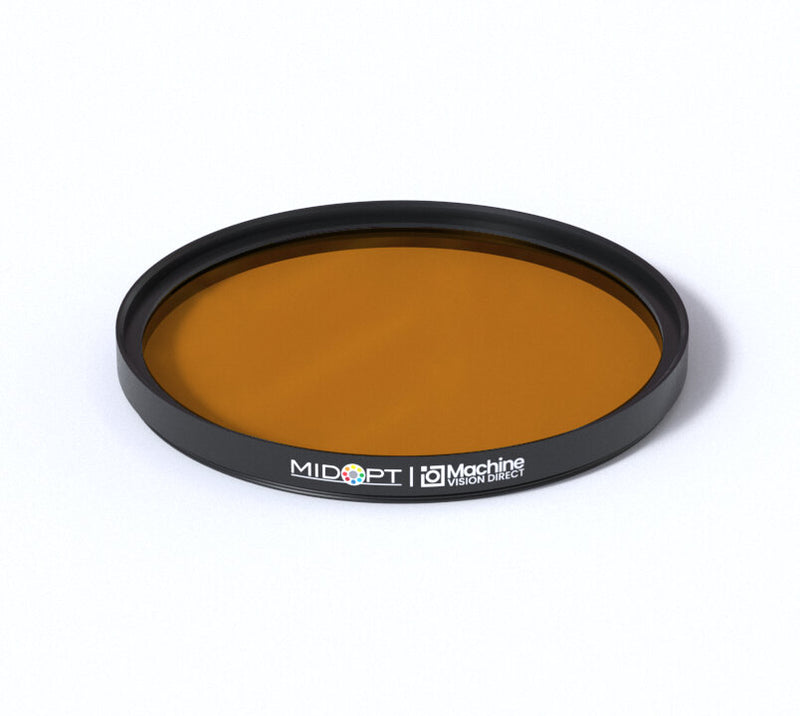 MidOpt BN595-72 Narrow Bandwidth Orange Bandpass Filter M72x0.75