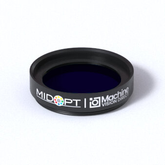 MidOpt BP250-25.5 Broad Bandwidth Deep to Near-UV Bandpass Filter M25.5x0.5