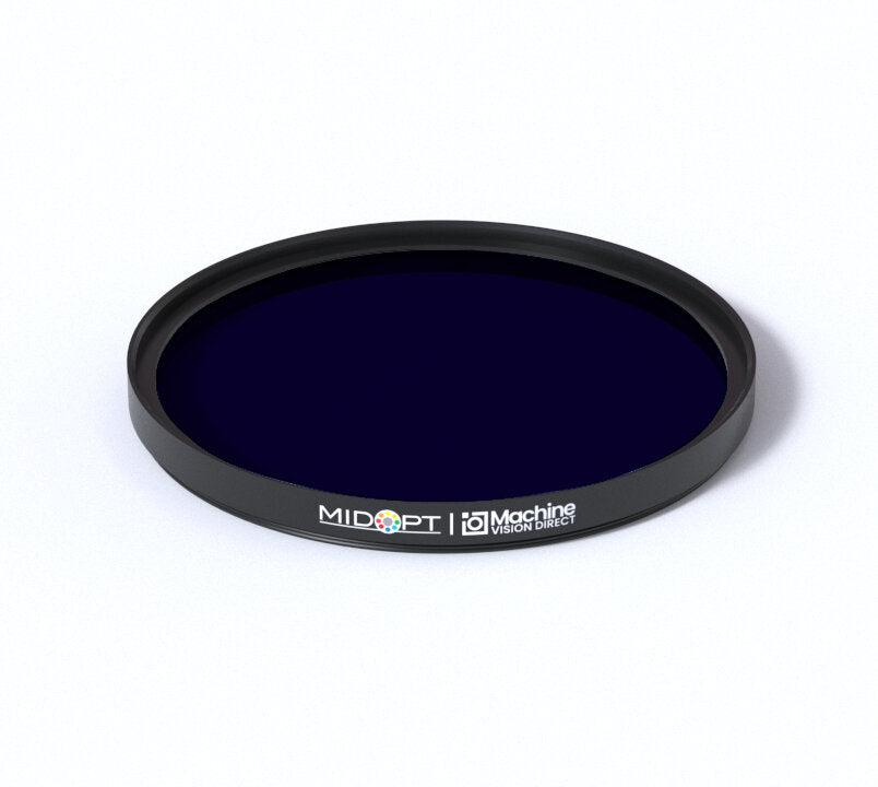 MidOpt BP365-72 Broad Bandwidth Near UV Bandpass Filter M72x0.75