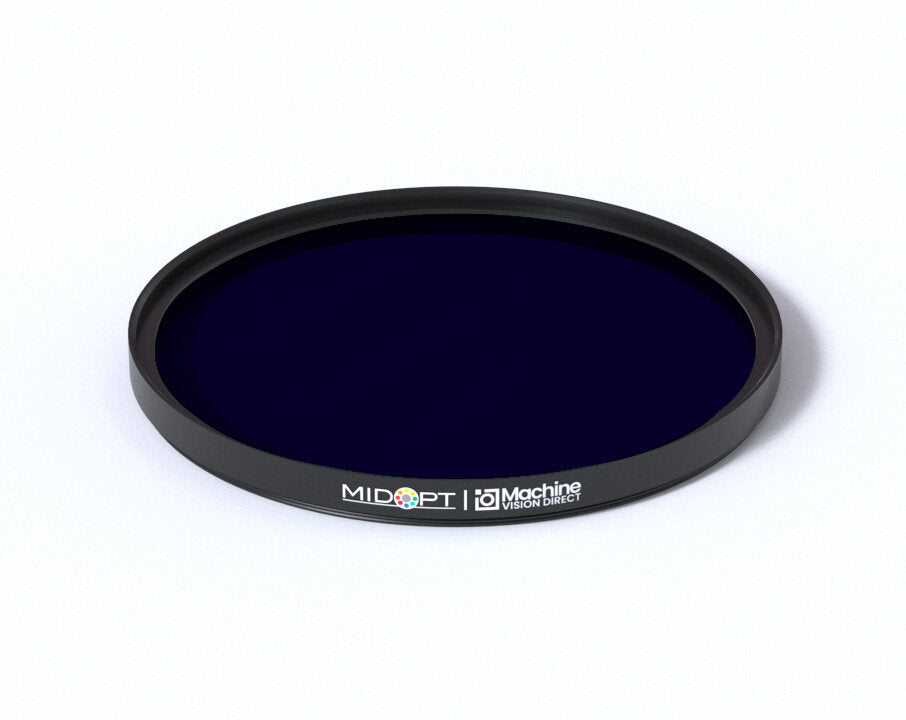 MidOpt BP365-86 Broad Bandwidth Near UV Bandpass Filter M86x1.0