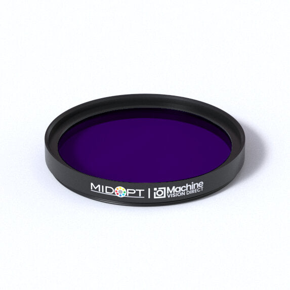 MidOpt BP450-49 Broad Bandwidth Indigo Bandpass Filter M49x0.75