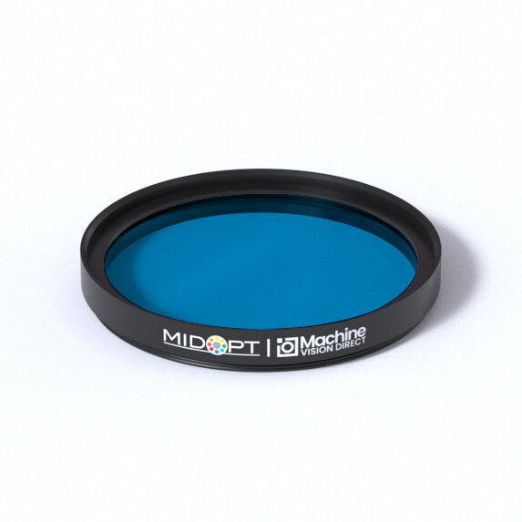 MidOpt BP470-49 Broad Bandwidth Blue Bandpass Filter M49x0.75