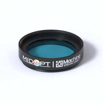 MidOpt BP485-25.5 Broad Bandwidth NIR Block Absorptive Visible Bandpass Filter M25.5x0.5