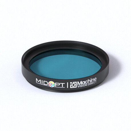 MidOpt BP485-37.5 Broad Bandwidth NIR Block Absorptive Visible Bandpass Filter M37.5x0.5