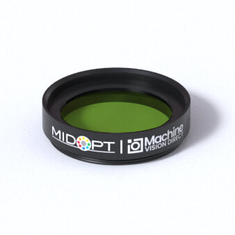 MidOpt BP525-25.5 Broad Bandwidth Light Green Bandpass Filter M25.5x0.5