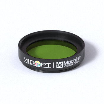 MidOpt BP525-27 Broad Bandwidth Light Green Bandpass Filter M27x0.5