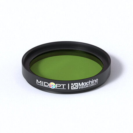 MidOpt BP525-37.5 Broad Bandwidth Light Green Bandpass Filter M37.5x0.5