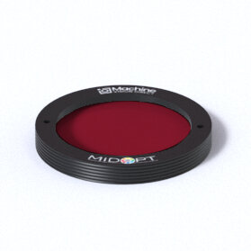 MidOpt BP660-25.4 Broad Bandwidth Dark Red Bandpass Filter 25.4 mm / C-Mount