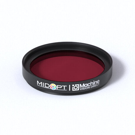MidOpt BP660-37.5 Broad Bandwidth Dark Red Bandpass Filter M37.5x0.5