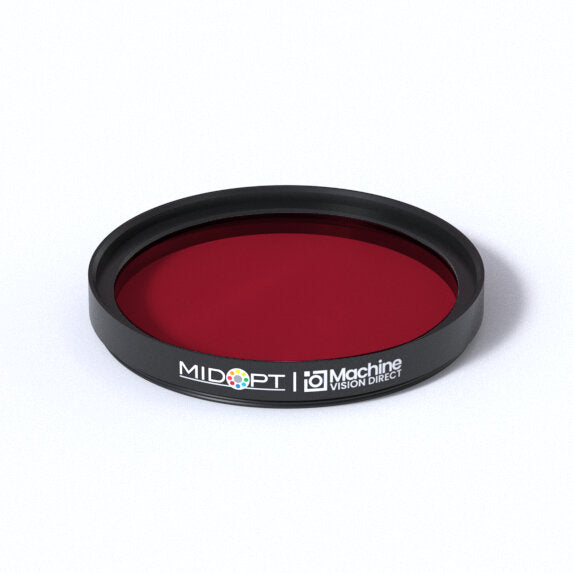 MidOpt Bi650-49 Narrow Bandwidth Interference Red Bandpass Filter M49x0.75