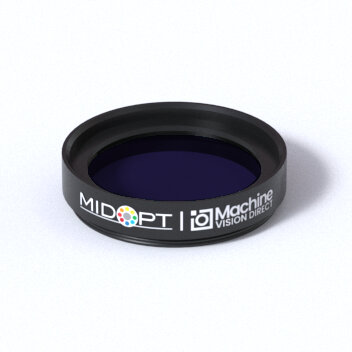 MidOpt DB395-870-27 Absorptive Visible and NIR Dual Bandpass Filter M27x0.5