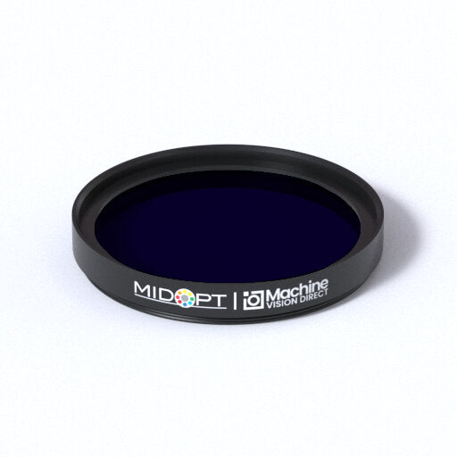 MidOpt DB395-870-43 Absorptive Visible and NIR Dual Bandpass Filter M43x0.75