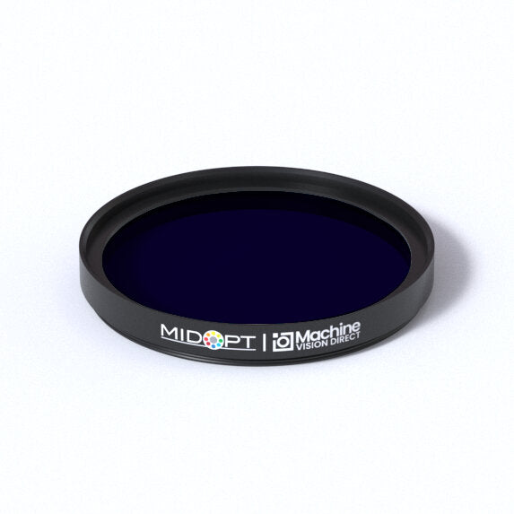 MidOpt DB395-870-49 Absorptive Visible and NIR Dual Bandpass Filter M49x0.75