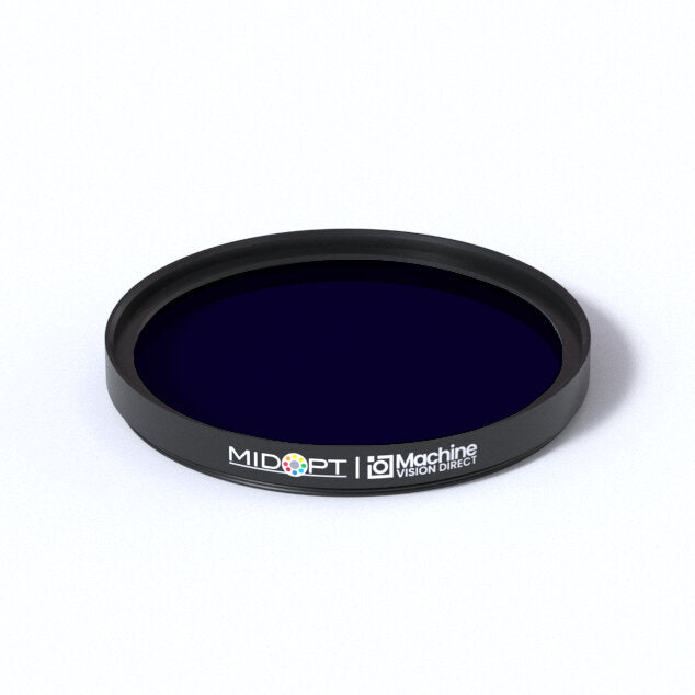MidOpt DB395-870-55 Absorptive Visible and NIR Dual Bandpass Filter M55x0.75