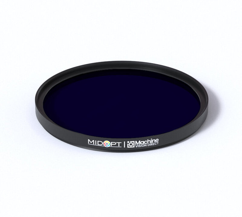 MidOpt DB395-870-72 Absorptive Visible and NIR Dual Bandpass Filter M72x0.75