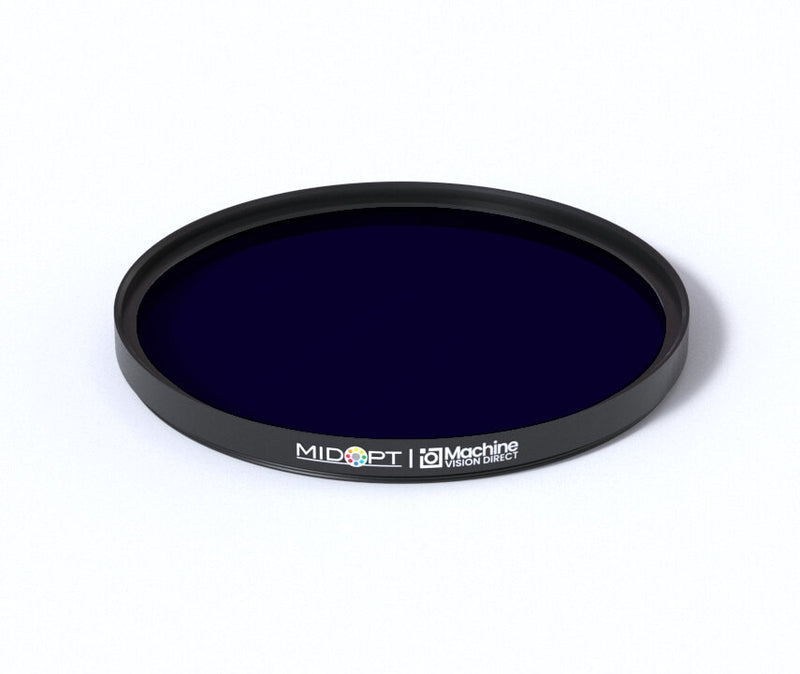 MidOpt DB395-870-77 Absorptive Visible and NIR Dual Bandpass Filter M77x0.75