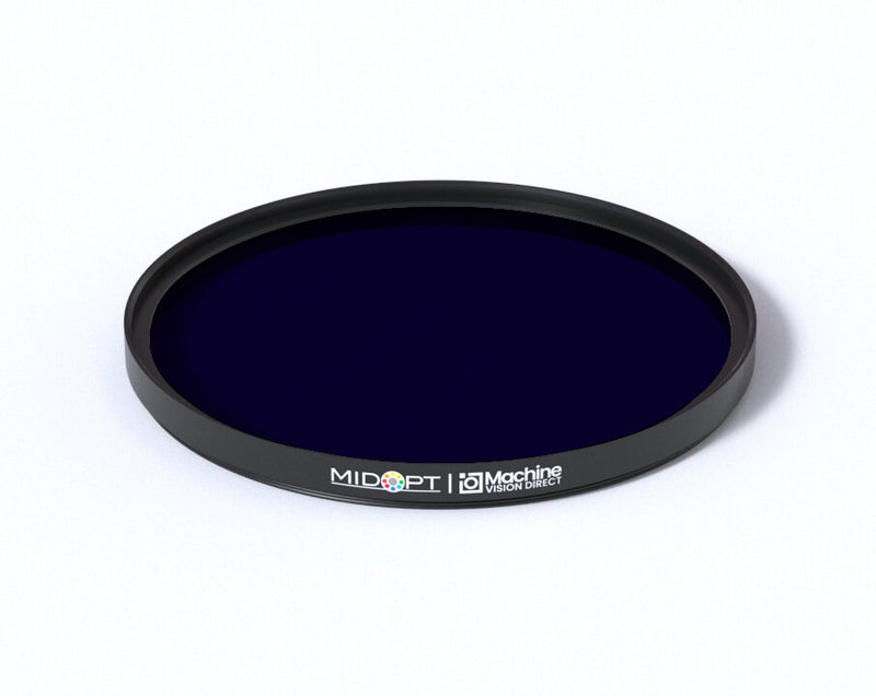MidOpt DB395-870-82 Absorptive Visible and NIR Dual Bandpass Filter M82x0.75