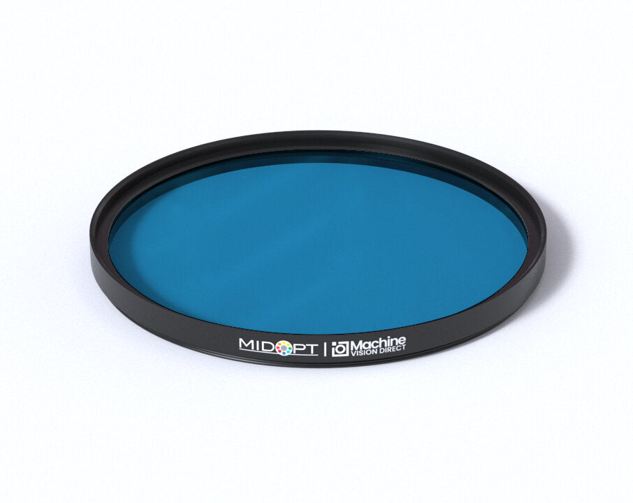 MidOpt DB475-850-82 Blue and 850nm NIR Dual Bandpass Filter M82x0.75