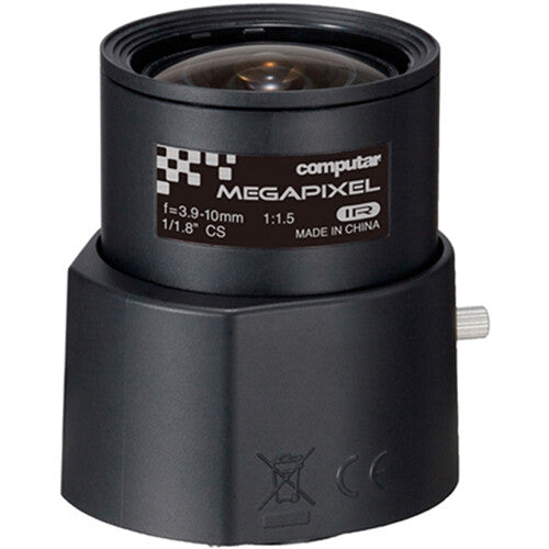 Computar EG3Z3915FCS-MPWIR 3.9 - 10 mm 1/1.8″ ƒ/1.5 - ƒ/360 Variable Focal Length Lens