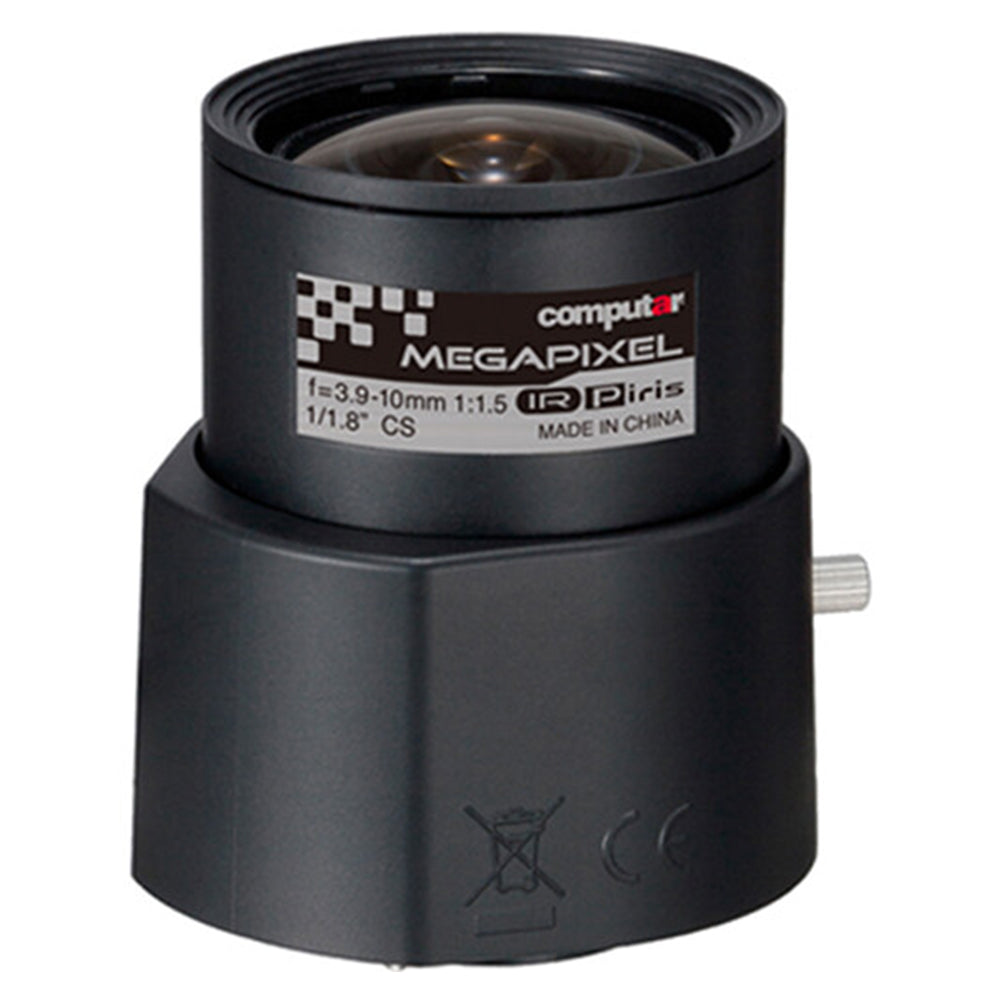 Computar EG3Z3915KCS-MPWIR 3.9 - 10 mm 1/1.8″ ƒ/1.5 - ƒ/16 Variable Focal Length Lens