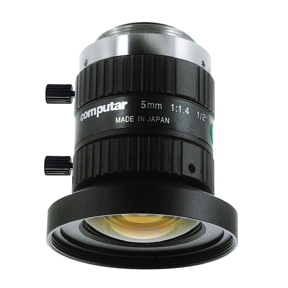 Computar H0514-MP2 5 mm 1/2″ ƒ/1.4 - ƒ/16 Fixed Focal Length Lens