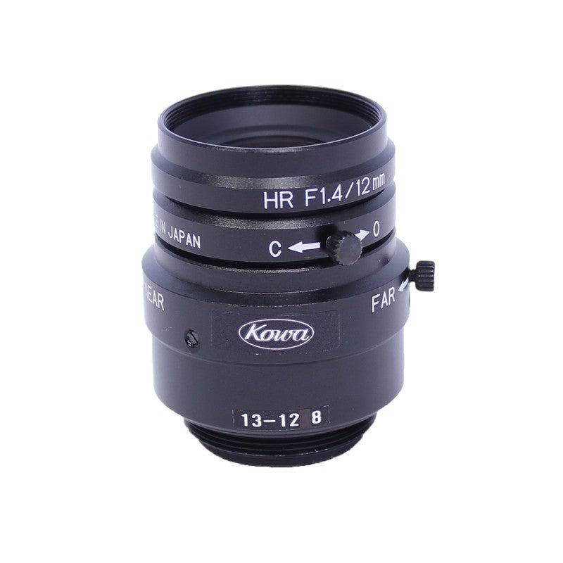 Kowa LM12JC1MS 12 mm 2/3″ f/1.4 - Close C-Mount Fixed Focal Length Lens