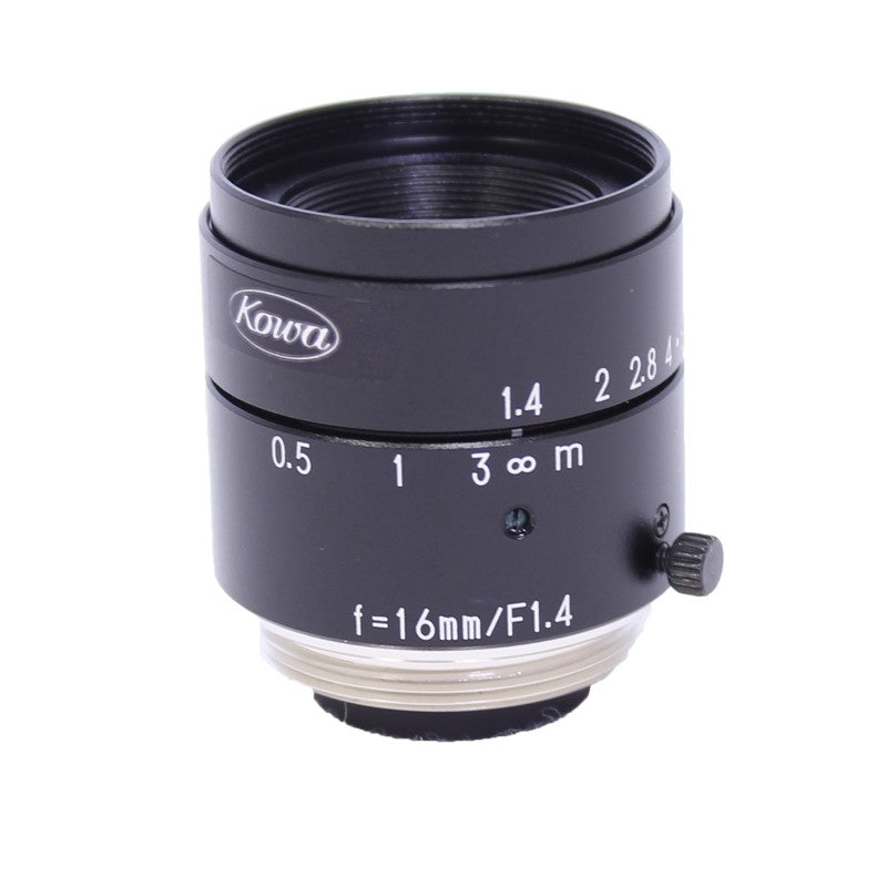 Kowa LM16JC 2/3″ ƒ/1.4 - ƒ/16 C-Mount Fixed Focal Length Lens