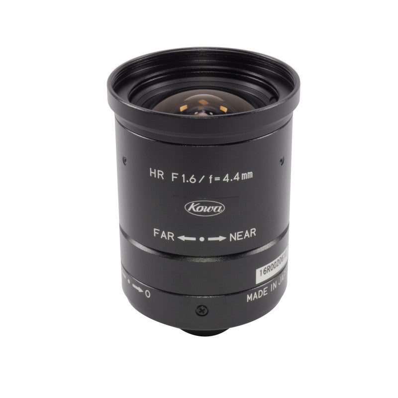 Kowa LM4NCM 4.4 mm 1/1.8″ f/1.6 - f/16 C-Mount Fixed Focal Length Lens