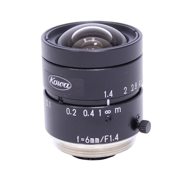Kowa LM6JC 2/3″ ƒ/1.4 - ƒ/16 C-Mount Fixed Focal Length Lens