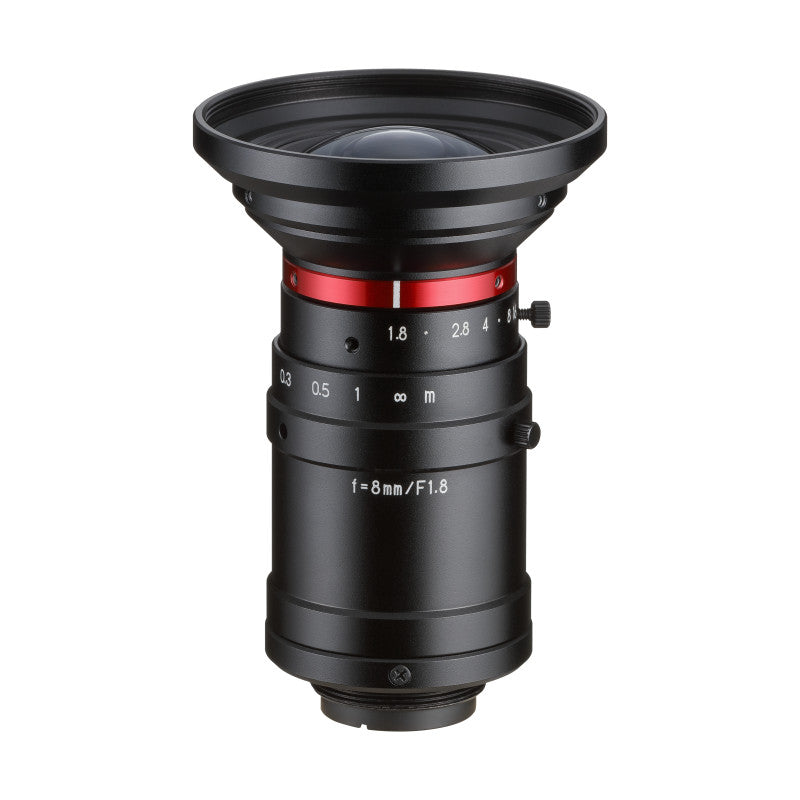 Kowa LM8HC-VIS-SW 1″ ƒ/1.8 - ƒ/16 C-Mount Fixed Focal Length Lens