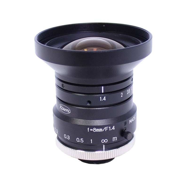 Kowa LM8HC 1″ ƒ/1.4 - ƒ/16 C-Mount Fixed Focal Length Lens