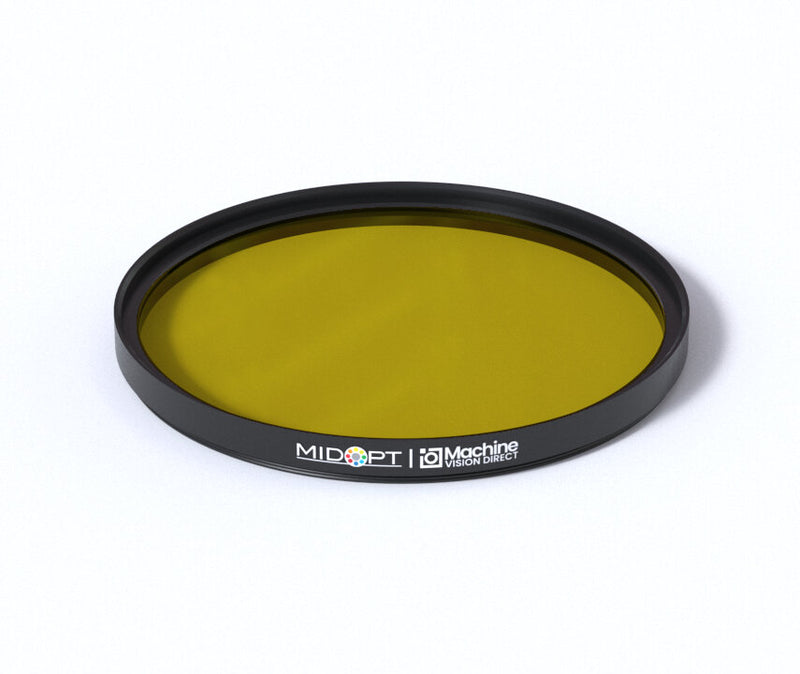 MidOpt LP500-77 Yellow Longpass Filter M77x0.75
