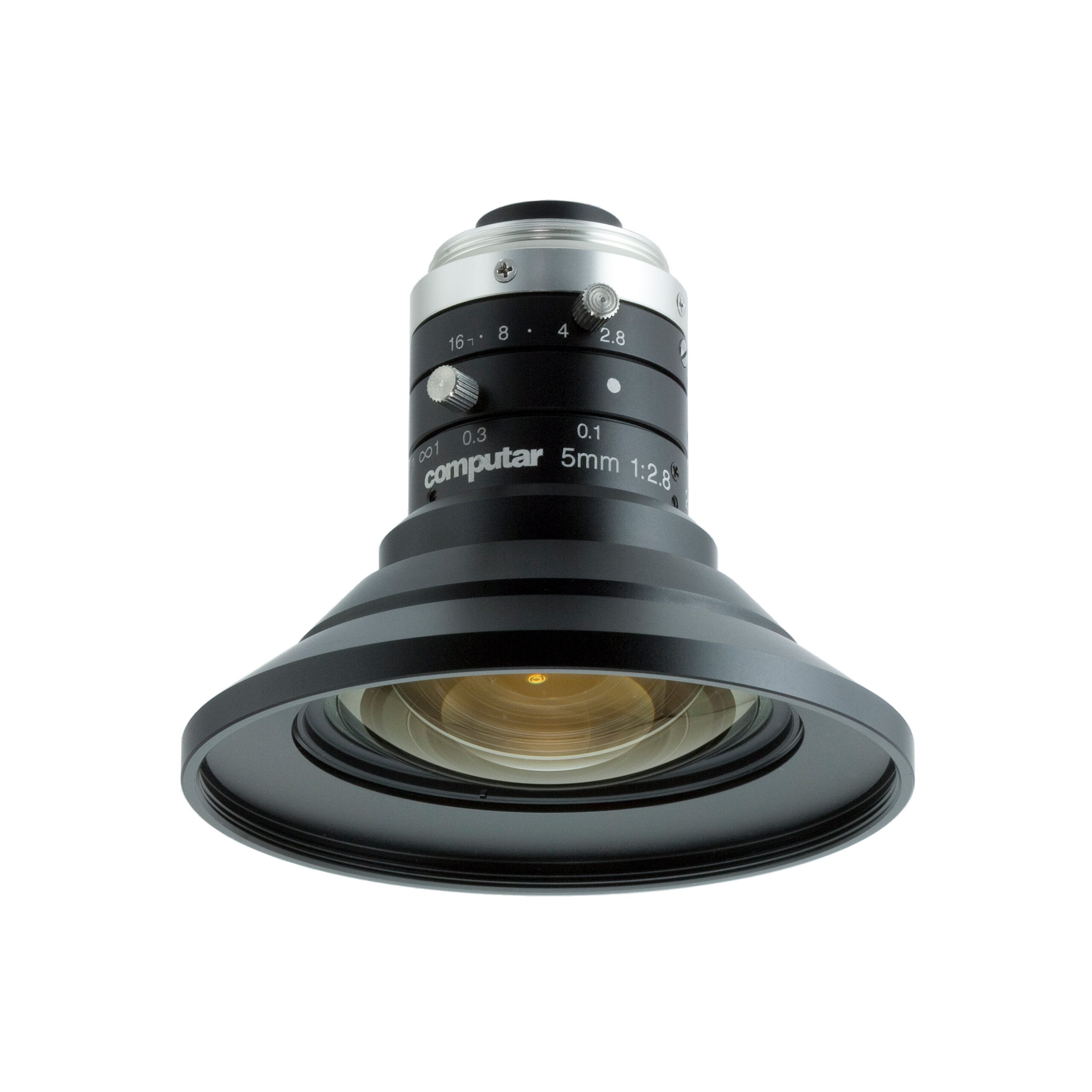Computar M0528-MPW3 5 mm 2/3″ ƒ/2.8 - ƒ/16 Fixed Focal Length Lens